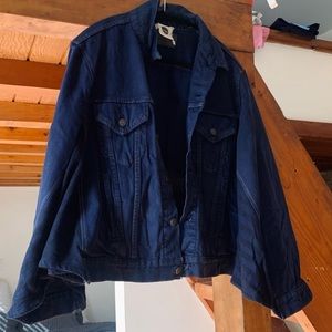 RARE Levi Jean Cape Jacket